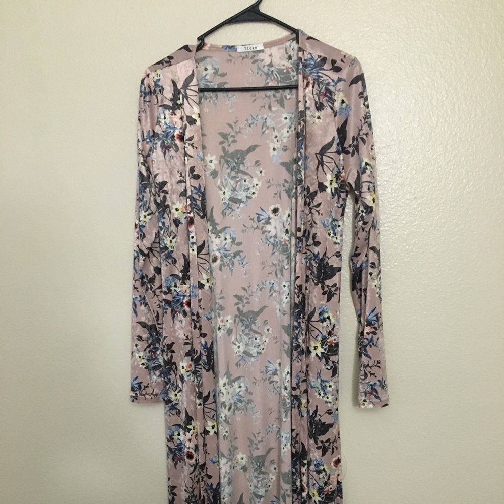 Velvet robe/kimono